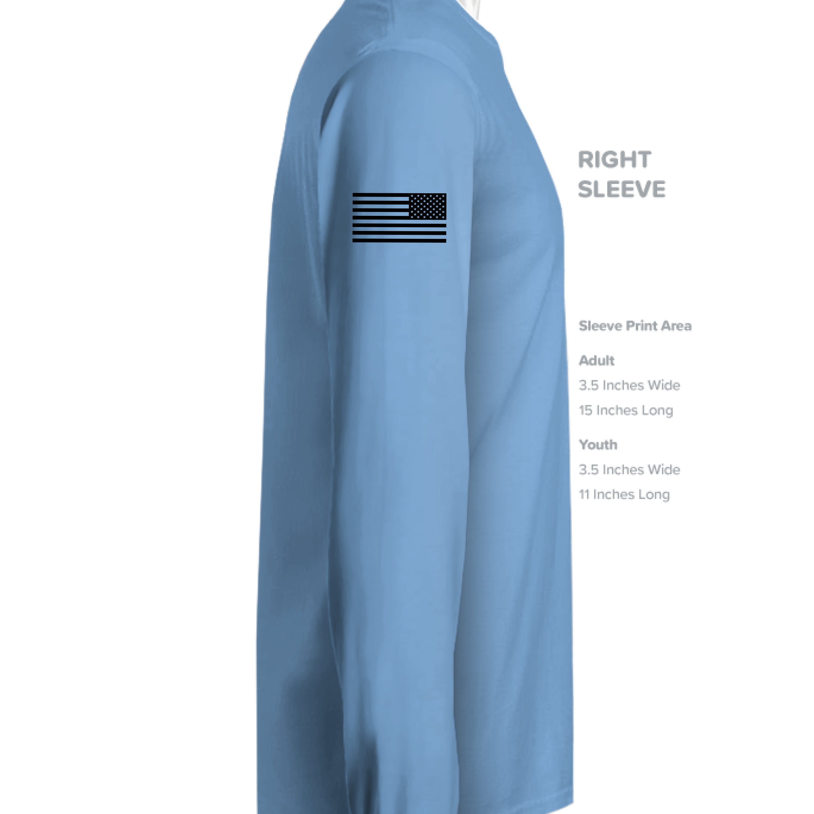 CAROLINA BLUE - SLEEVE_RIGHT